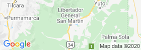 Libertador General San Martin map